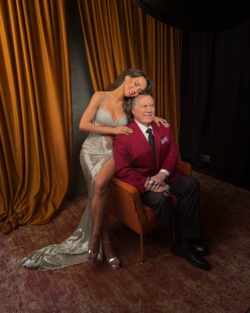 Bill Belichick and Jordon Hudson via Instagram in February 2025