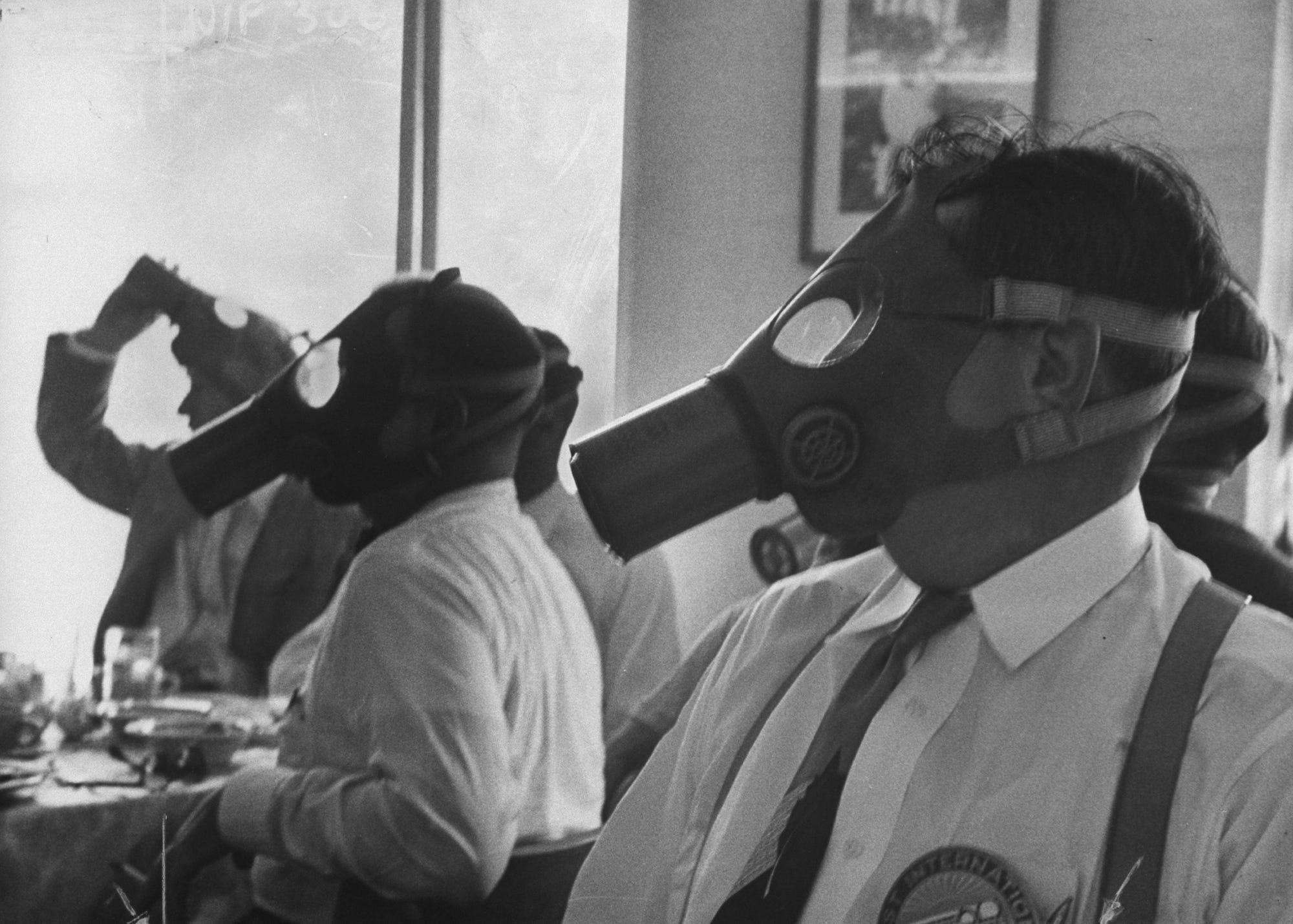 Los Angeles Smog in 1954.