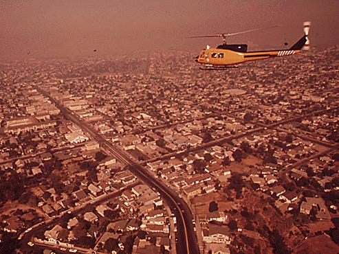 Los Angeles reactive pollutant program, a multi-agency air pollution research study in 1973.