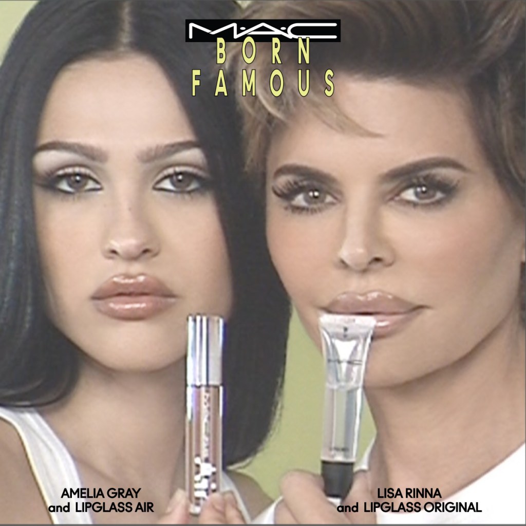 Amelia Gray Hamlin and Lisa Rinna in a new MAC ad