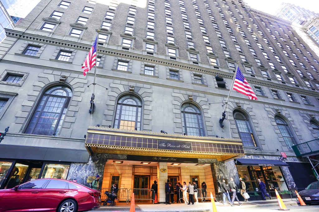Roosevelt Hotel in Midtown Manhattan.