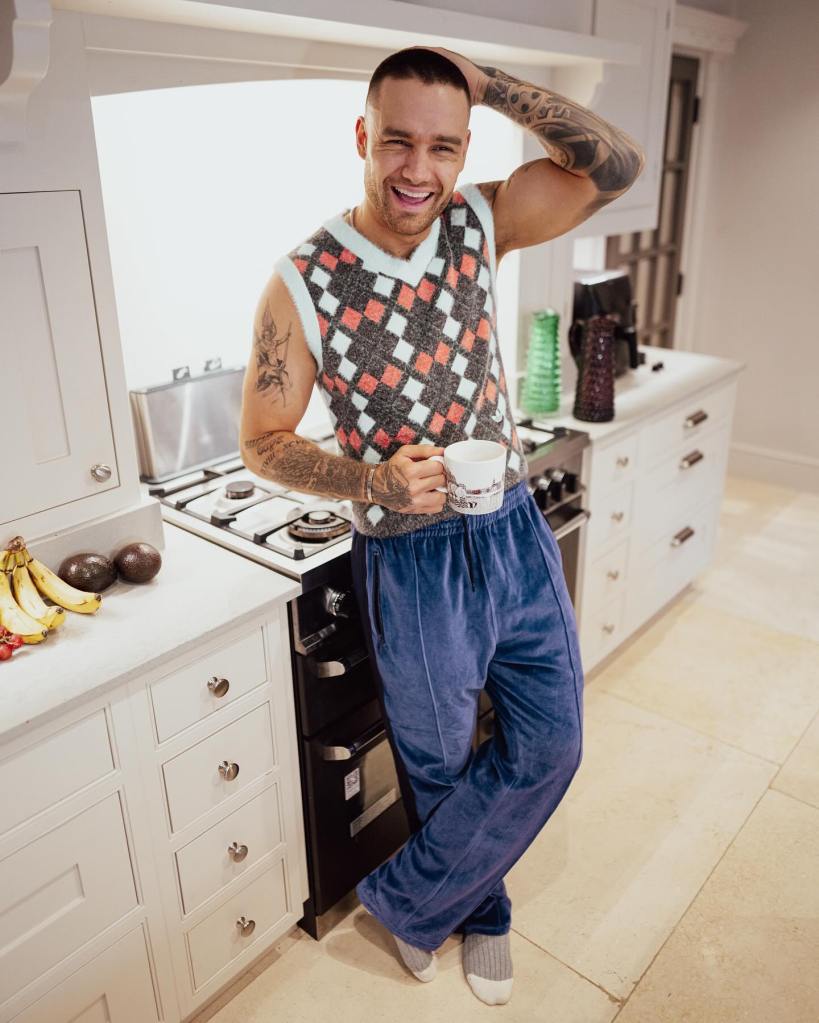 Liam Payne poses for a photo.