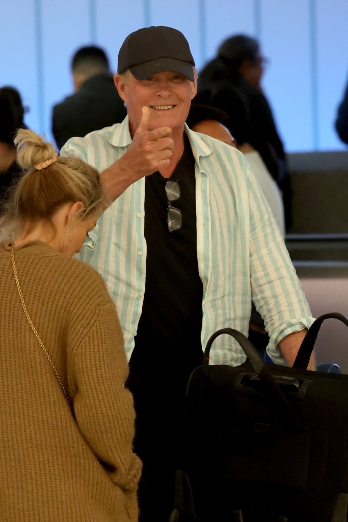  David Hasselhoff is spotted in a wheelchair at LAX.