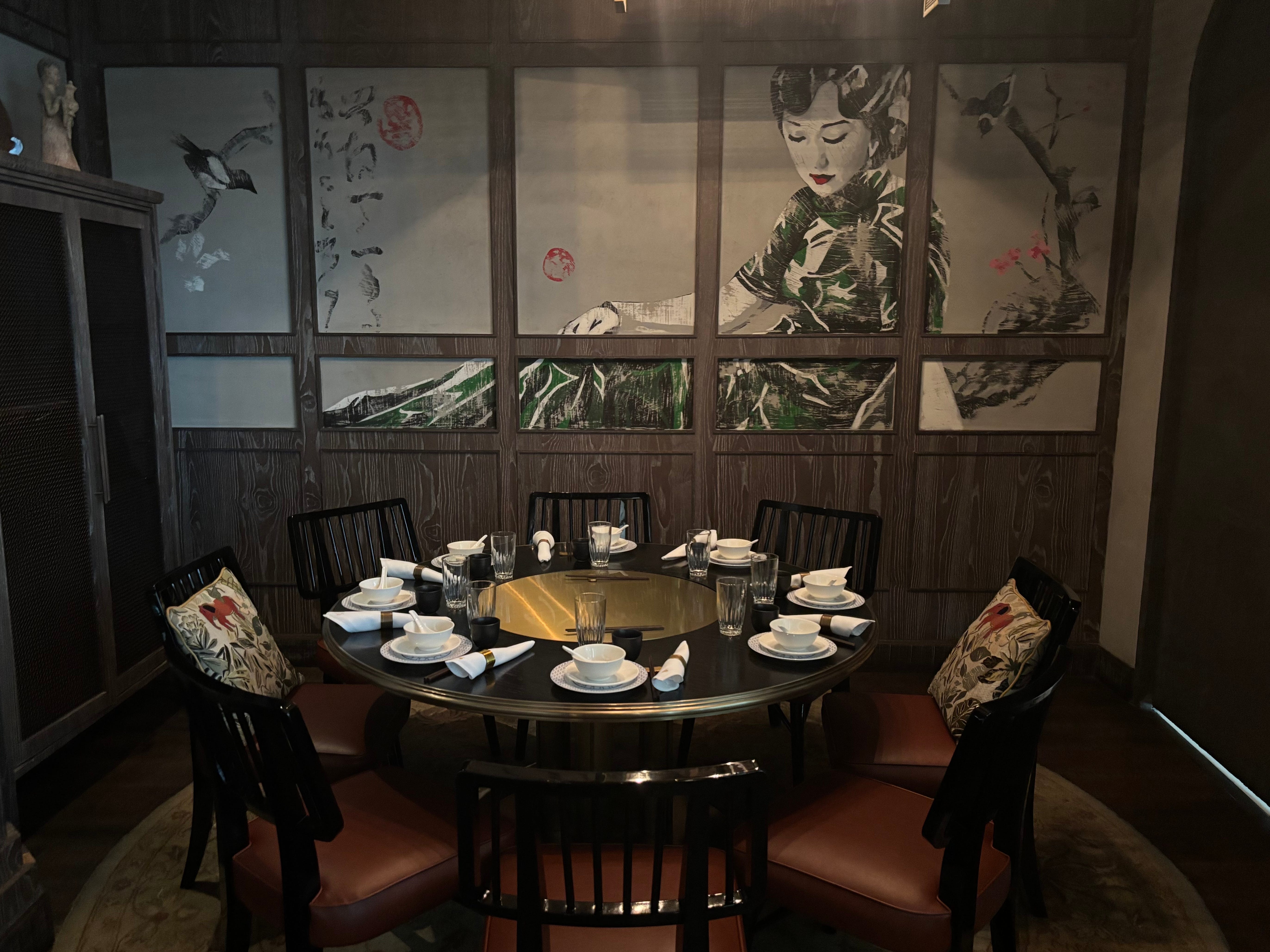 Mott 32 dining table in Singapore.