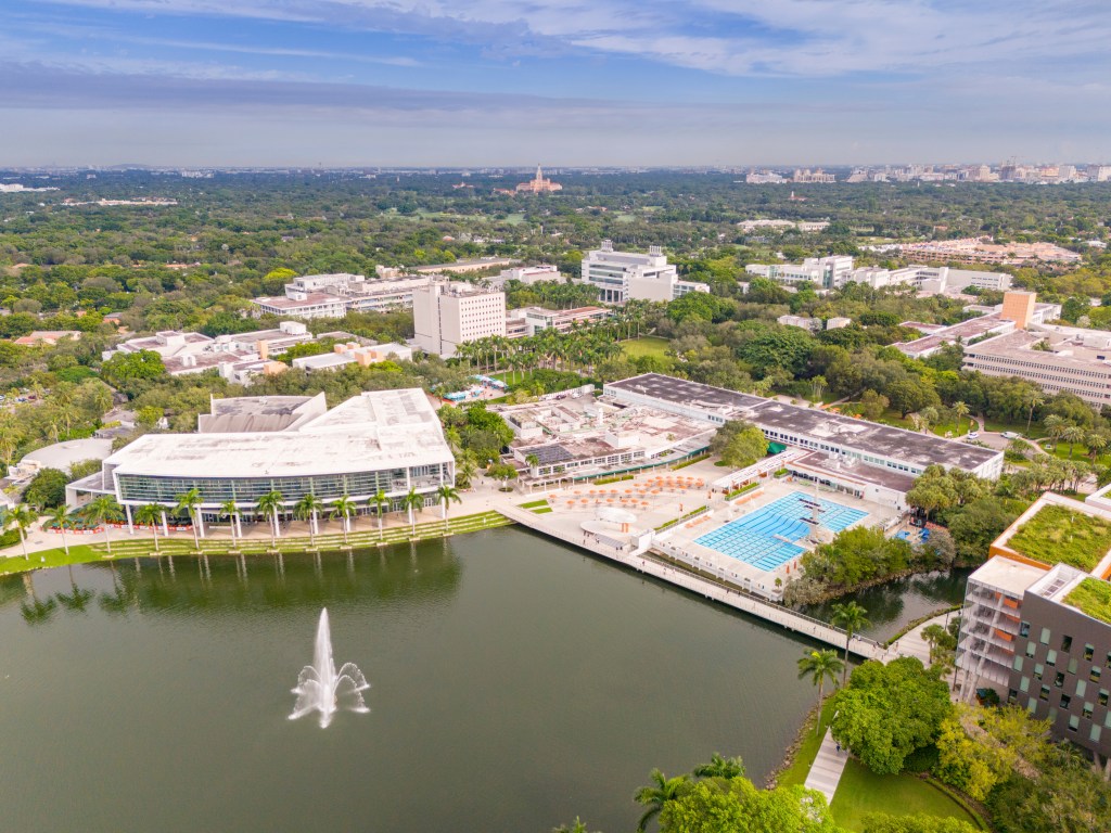 The University of Miami's campus in Coral Gables, Florida on Oct. 16, 2024.