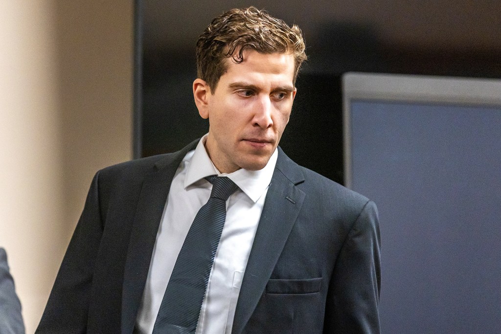 Bryan Kohberger was pictured inside the Latah County Courthouse in Moscow, Idaho on June 27, 2023. 