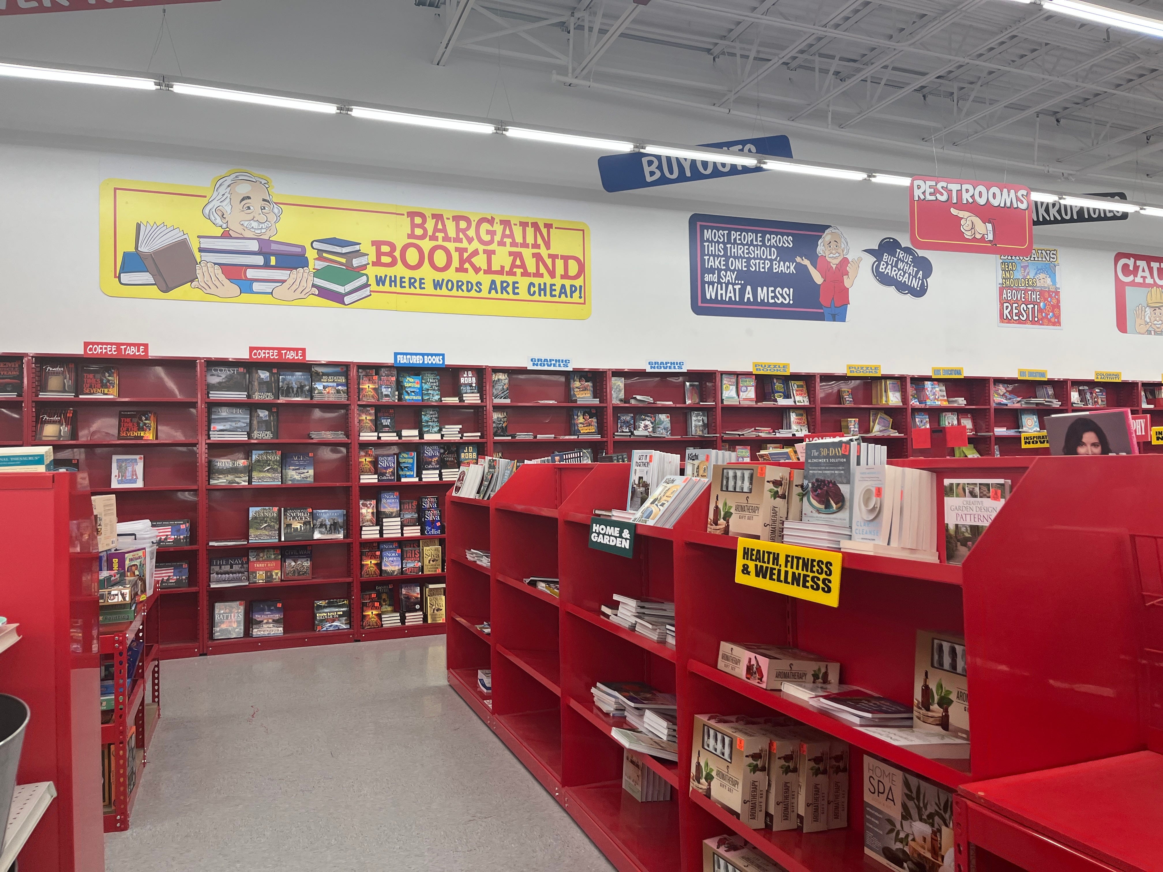 Books at Ollie's Bargain Outlet.