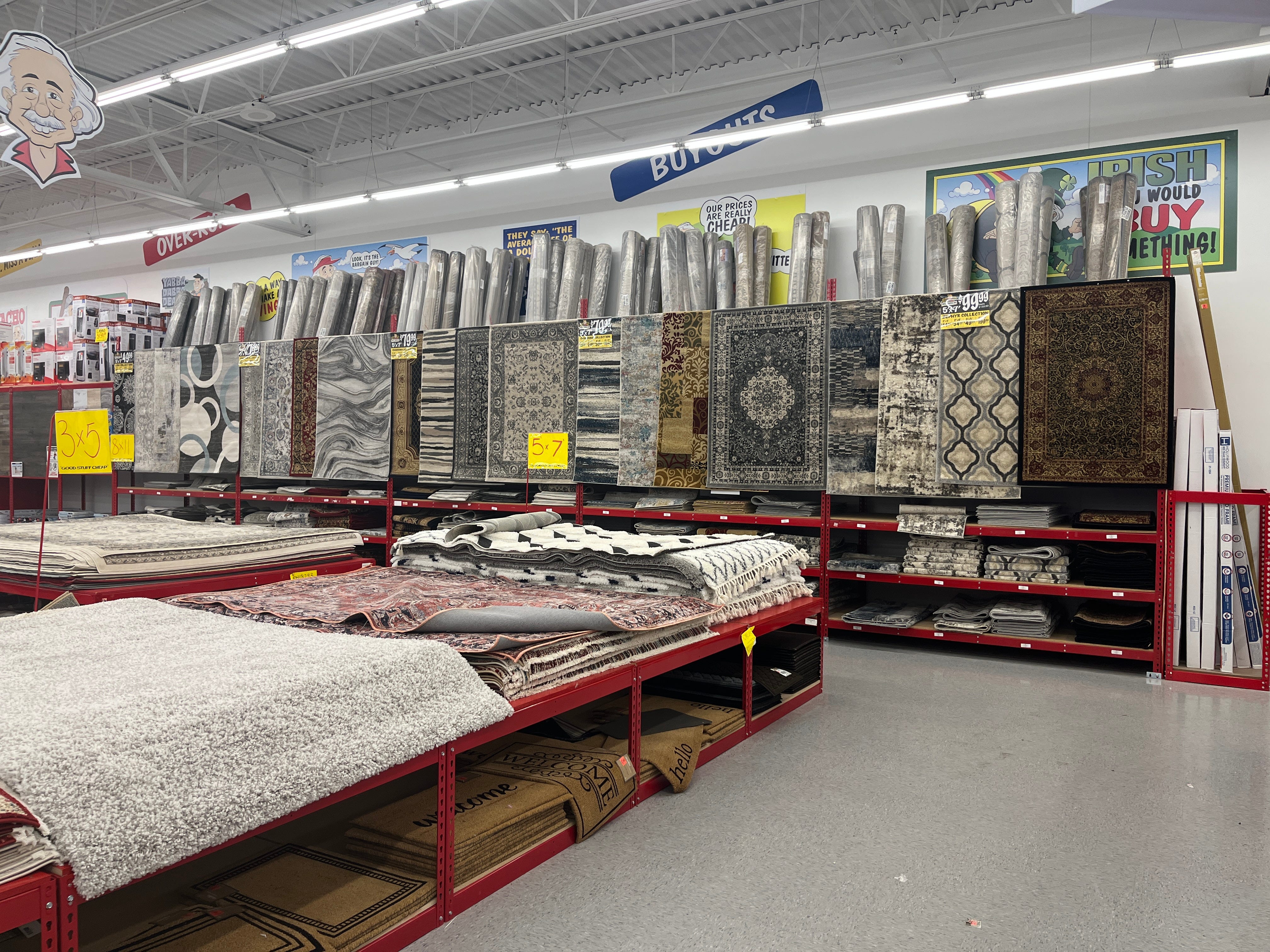 Rugs at Ollie's.