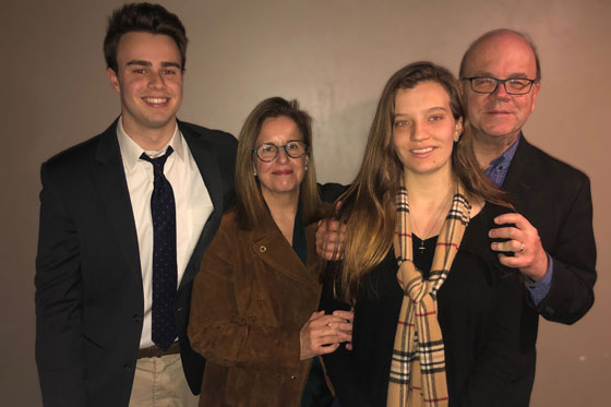 Patrick McGovern, Lisa Murray McGovern, Molly McGovern and Rep. Jim McGovern