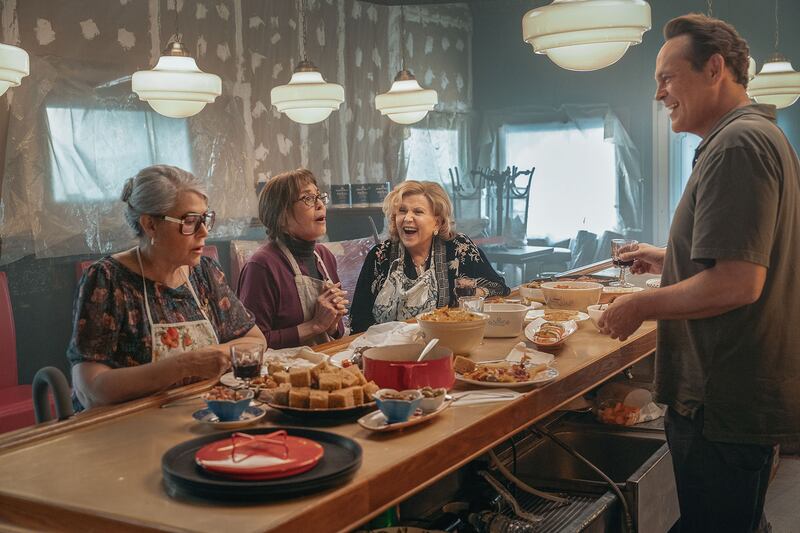 Lorraine Bracco, Talia Shire, Brenda Vaccaro and Vince Vaughn.