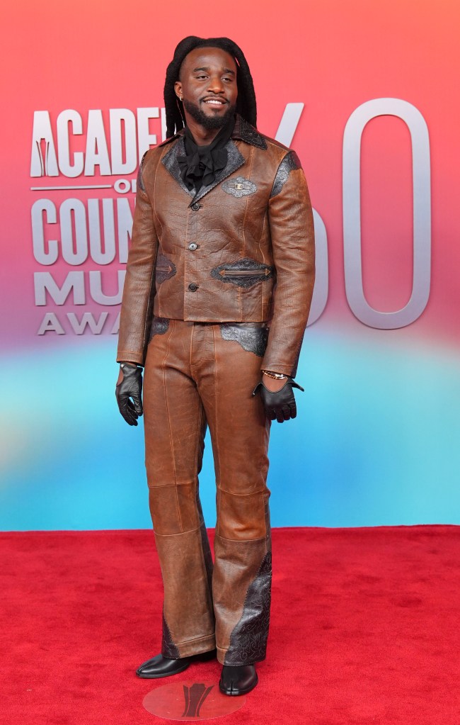 Shaboozey arrives at the 60th annual Academy of Country Music Awards