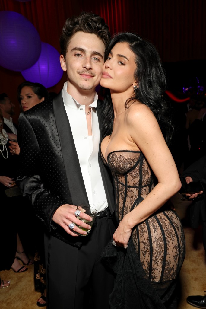 Kylie Jenner and Timothée Chalamet
