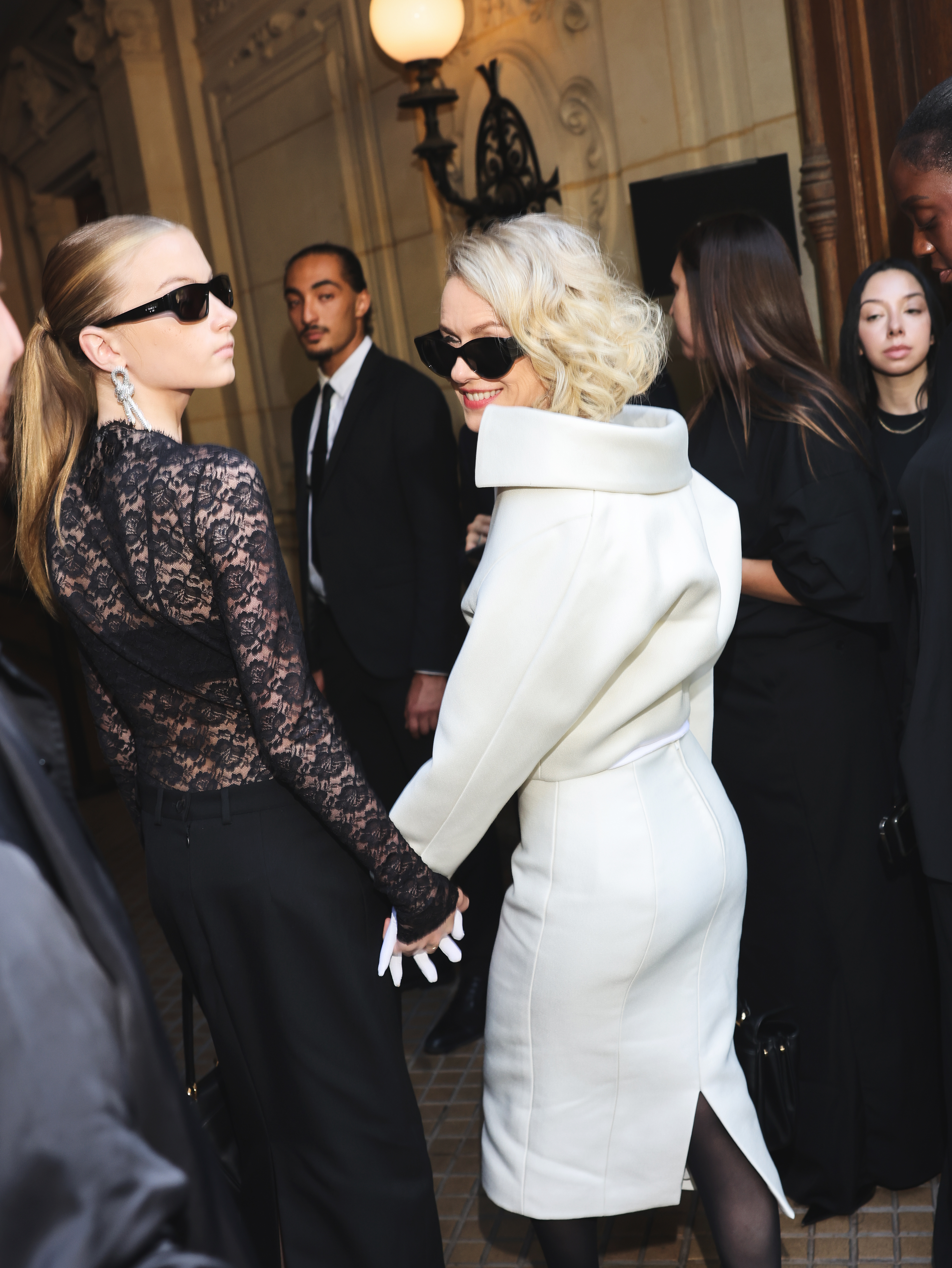 Kai Schreiber and Naomi Watts in Paris in June 2024