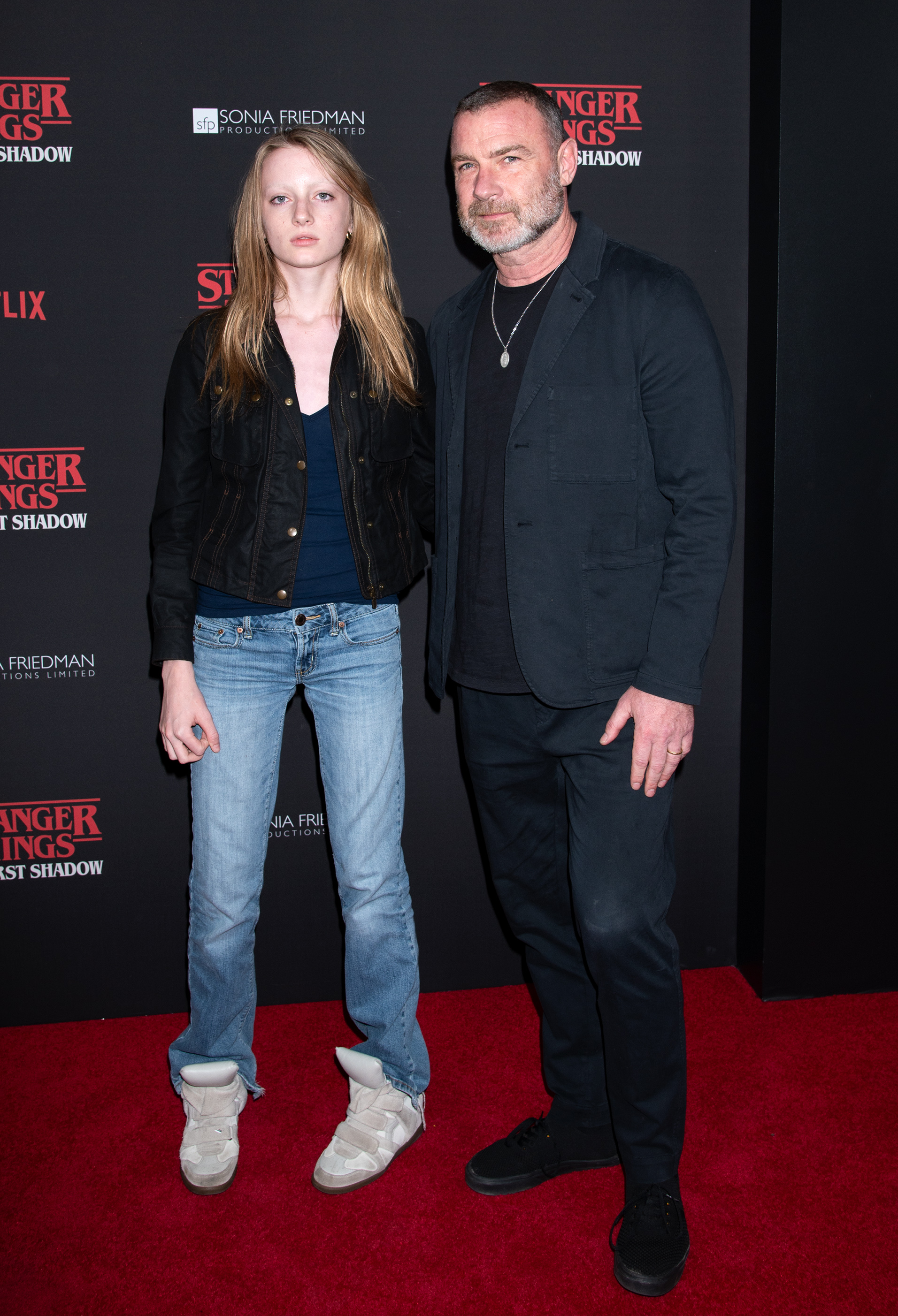 Kai Schreiber and Liev Schreiber in New York in April 2025