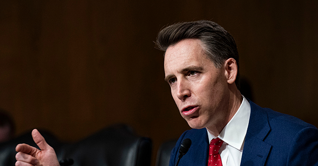 Exclusive—Sen. Josh Hawley Demands Vote on PELOSI Act: ‘Put People on the Record’
