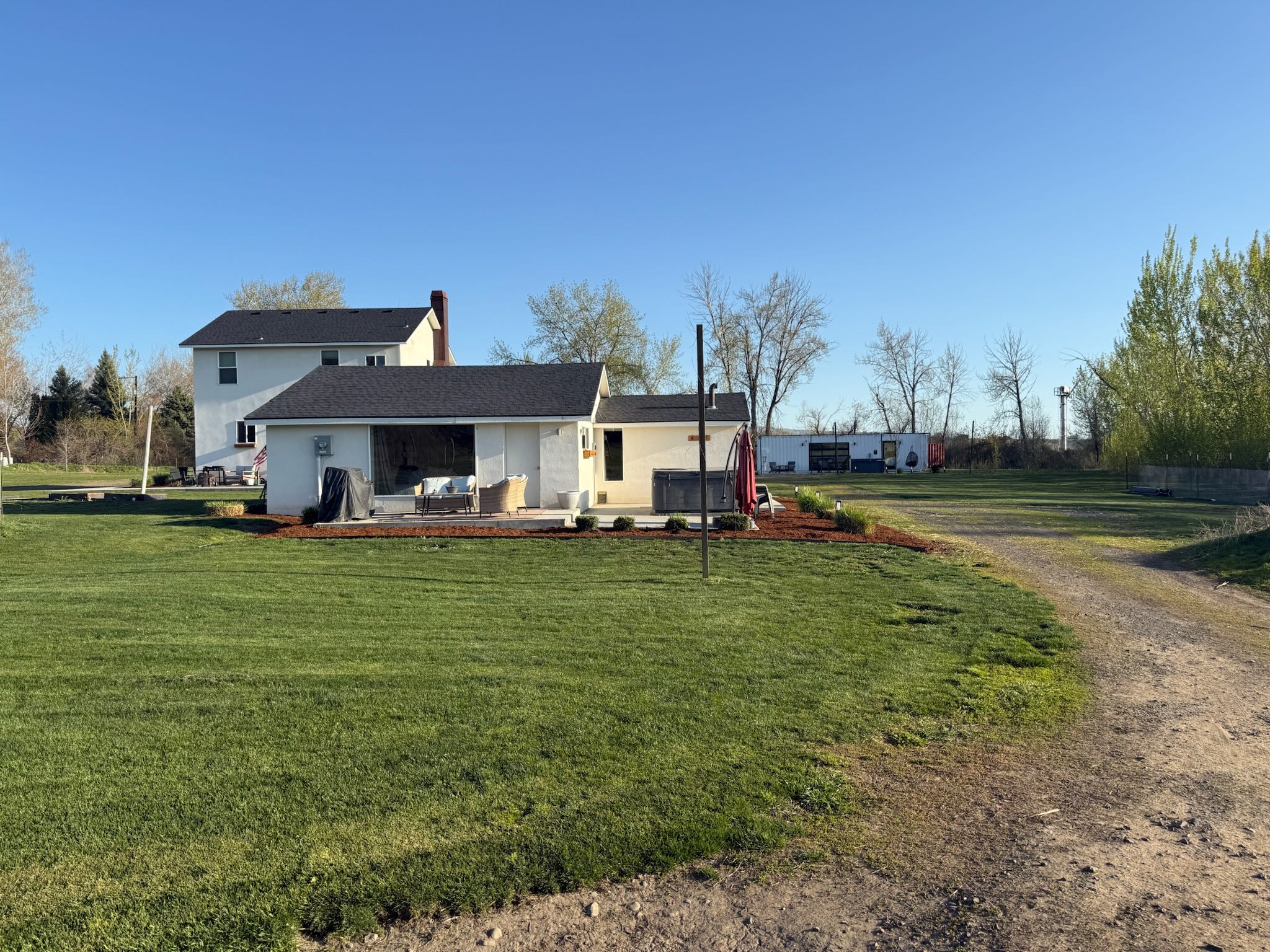 An updated chicken coop turned home.