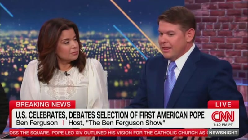 CNN Panelists Clash Over Demand to Give Trump ‘Credit’ for Congratulating the Pope