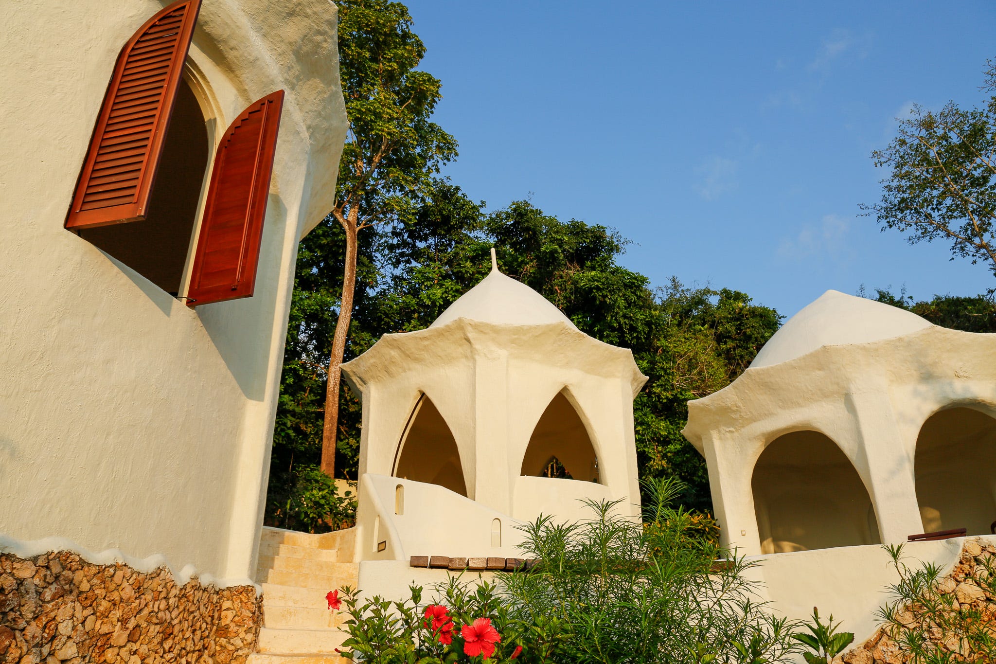 The five-star Kilindi resort on Tanzania's Zanzibar Island.
