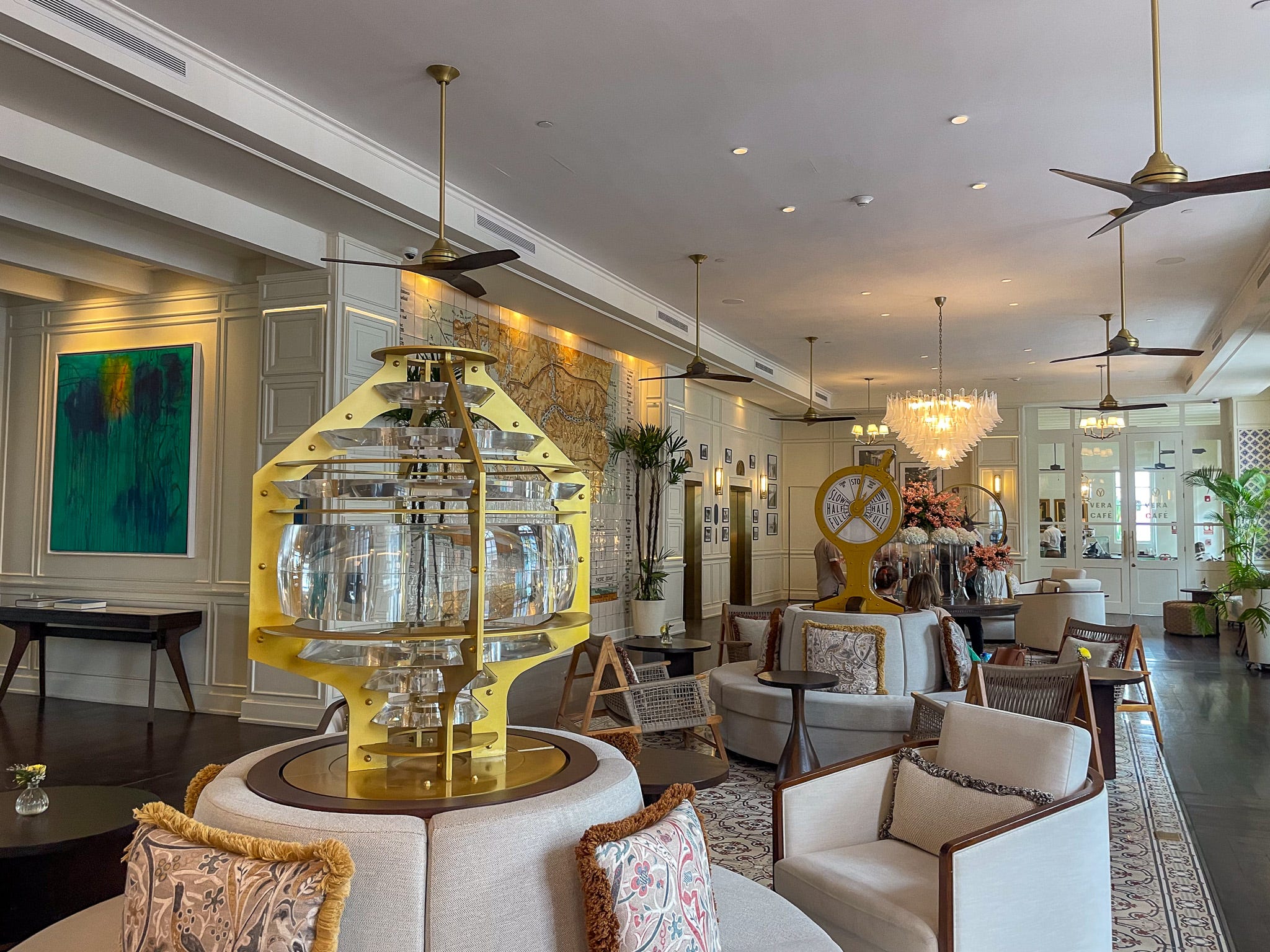 The lobby of the Sofitel Legend Casco Viejo.
