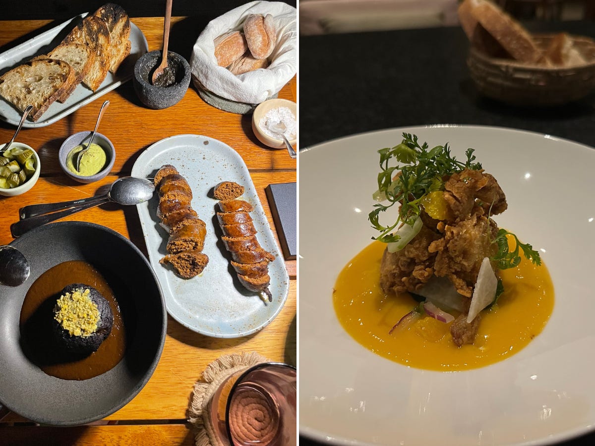 Food from Four Seasons Tamarindo.