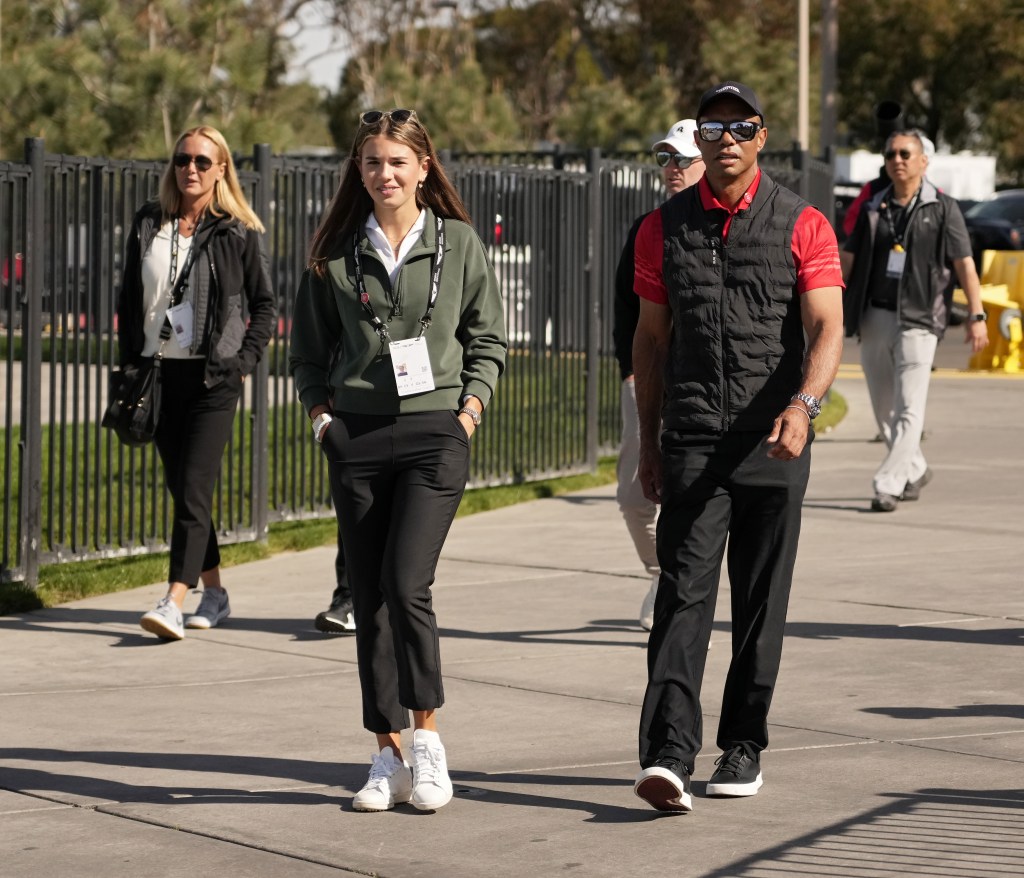 Tiger Woods and Vanessa Trump in February 2025