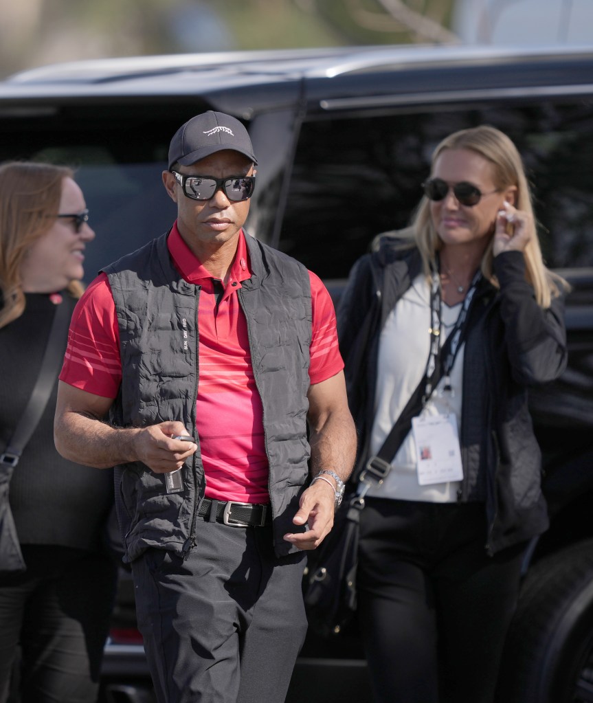 Tiger Woods and Vanessa Trump in February 2025