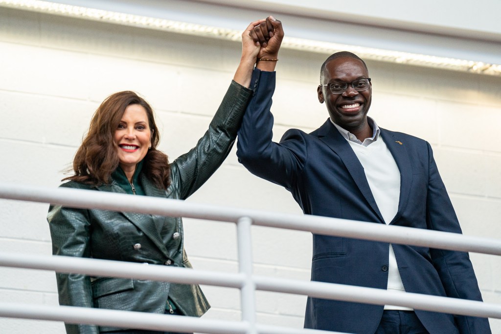 Michigan Gov. Gretchen Whitmer's Lt. Gov. Garlin Gilchrist dished that 