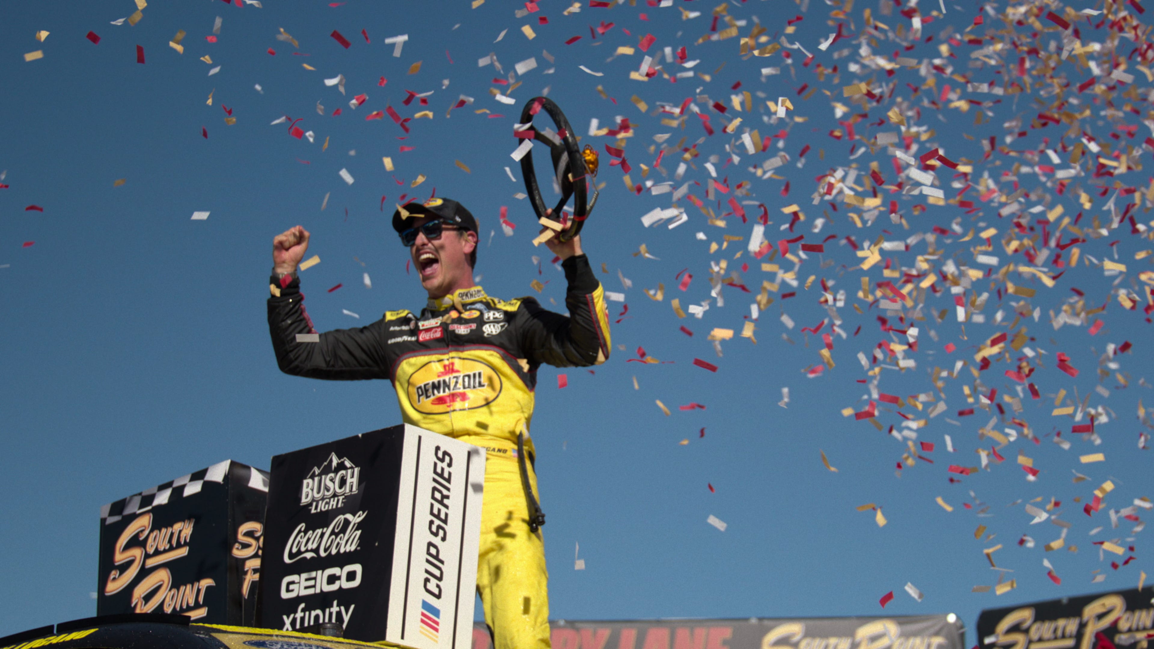 Joey Logano in season two of "NASCAR: Full Speed."