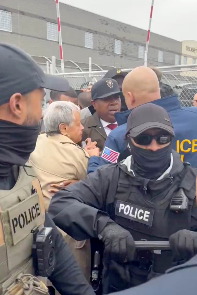 Police and Ras Baraka