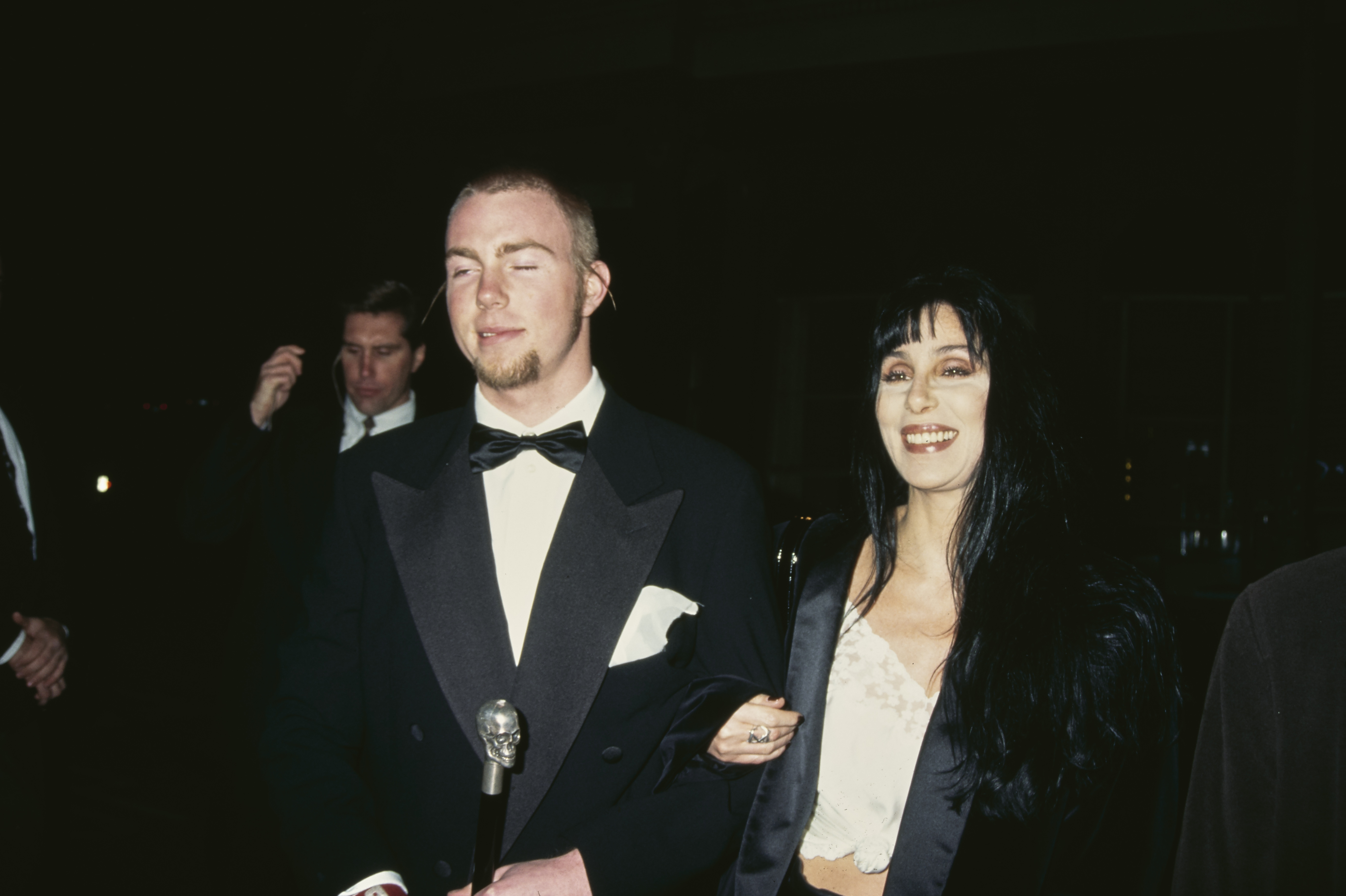Cher and Elijah Blue Allman at a formal event. 