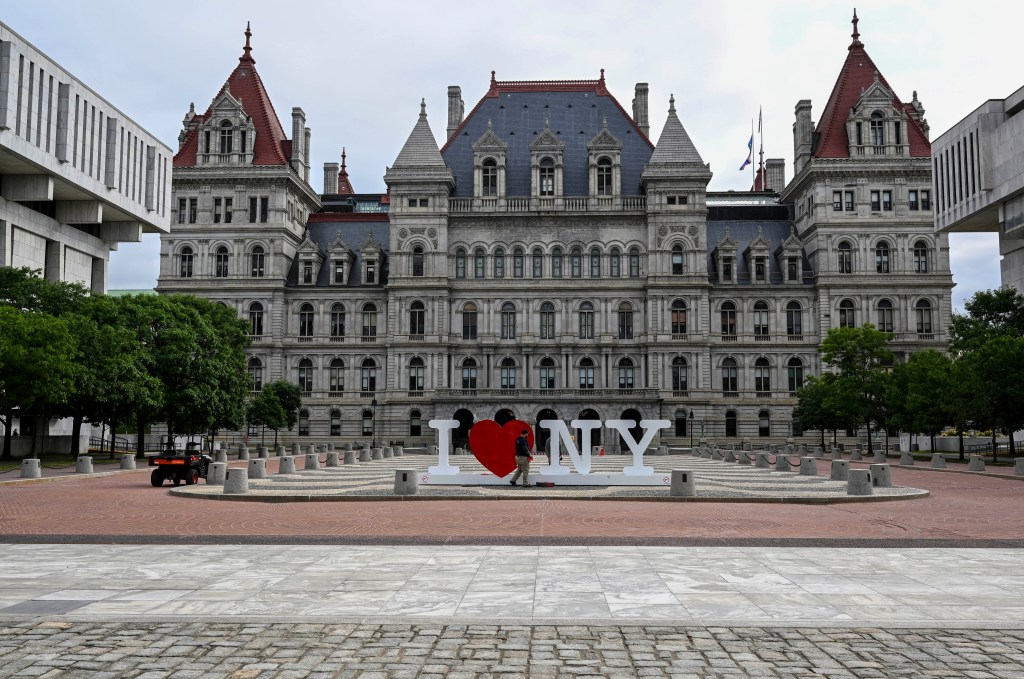 The New York state Capitol is seen in Albany, N.Y., Tuesday, June 20, 2023