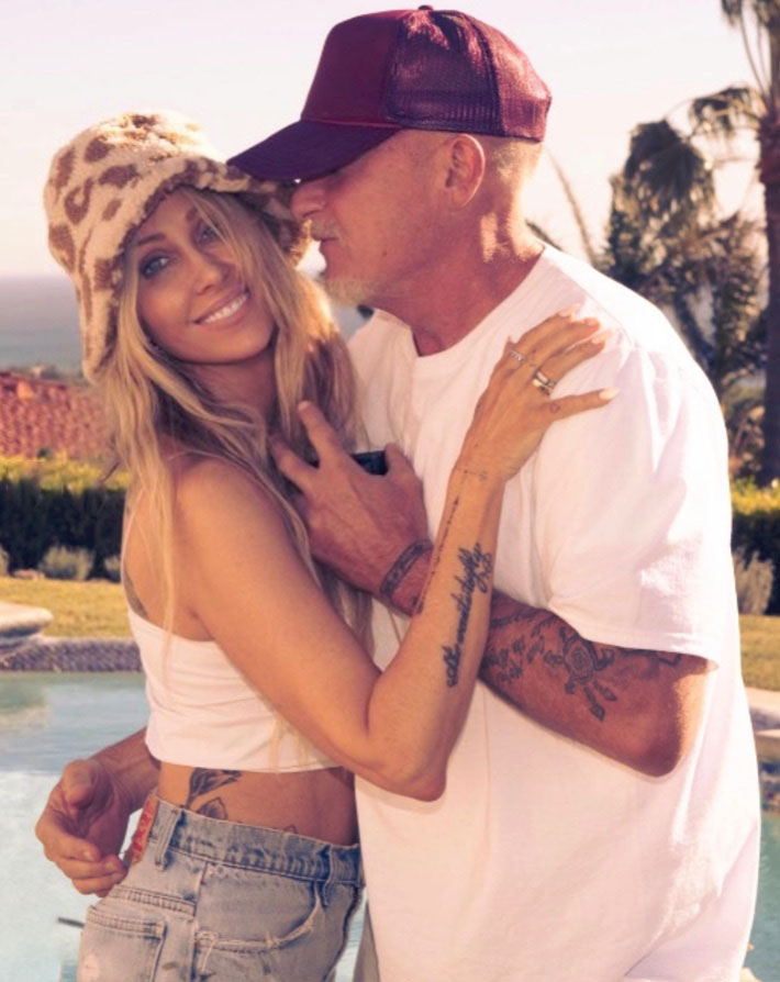 Tish Cyrus and Dominic Purcell 