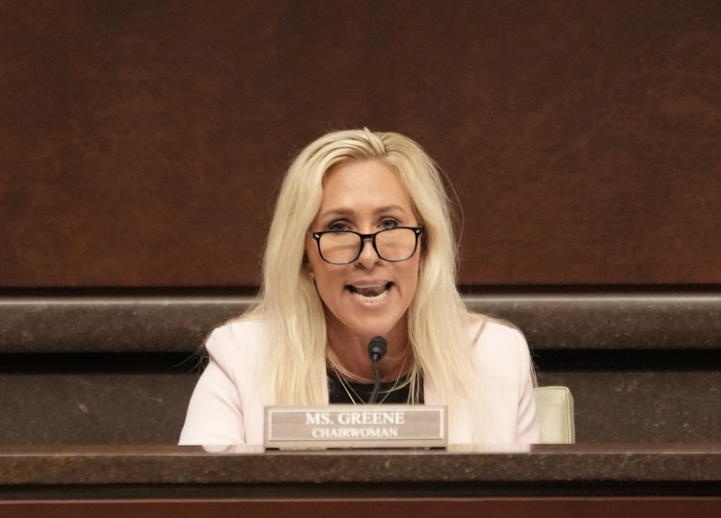 Marjorie Taylor Greene says she won't run for Senate in 2026.