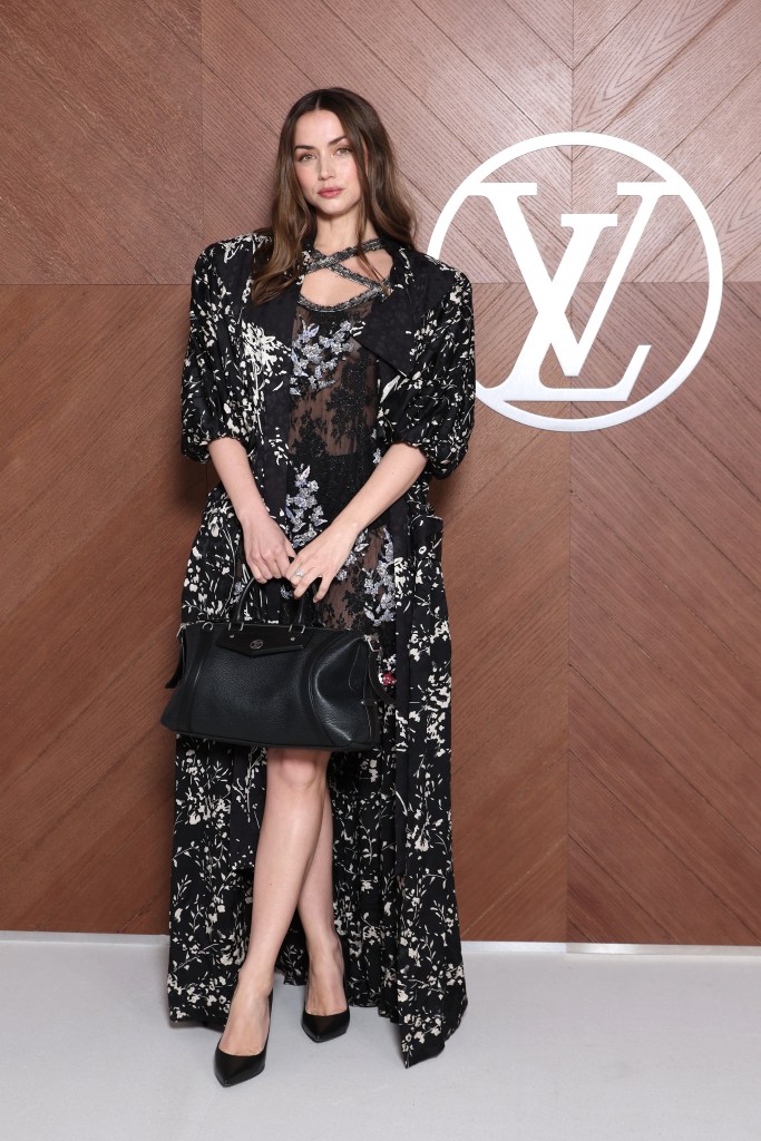 Ana De ARmas on the red carpet for Louis Vuitton. 