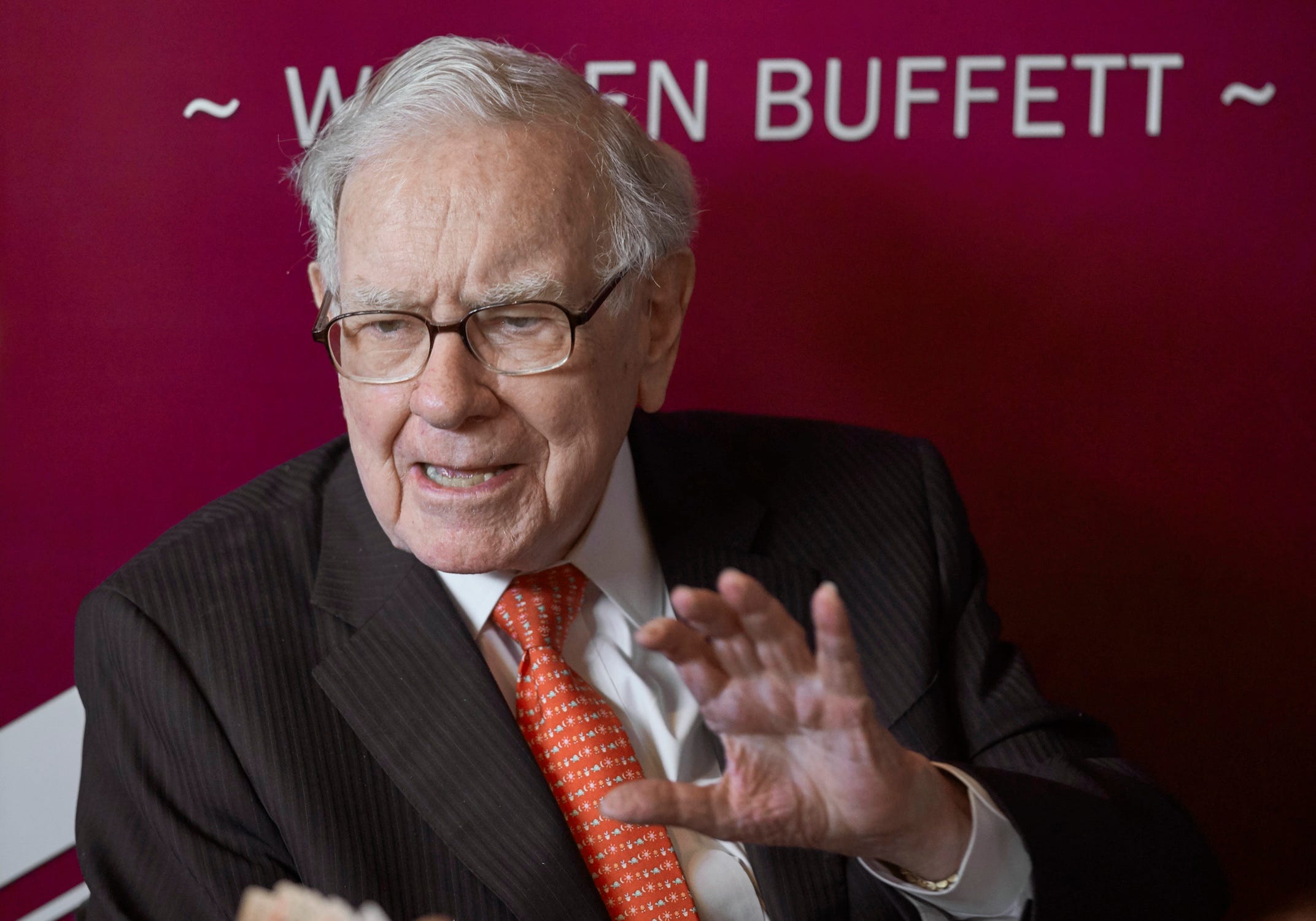 Warren Buffett, CEO of Berkshire Hathaway.