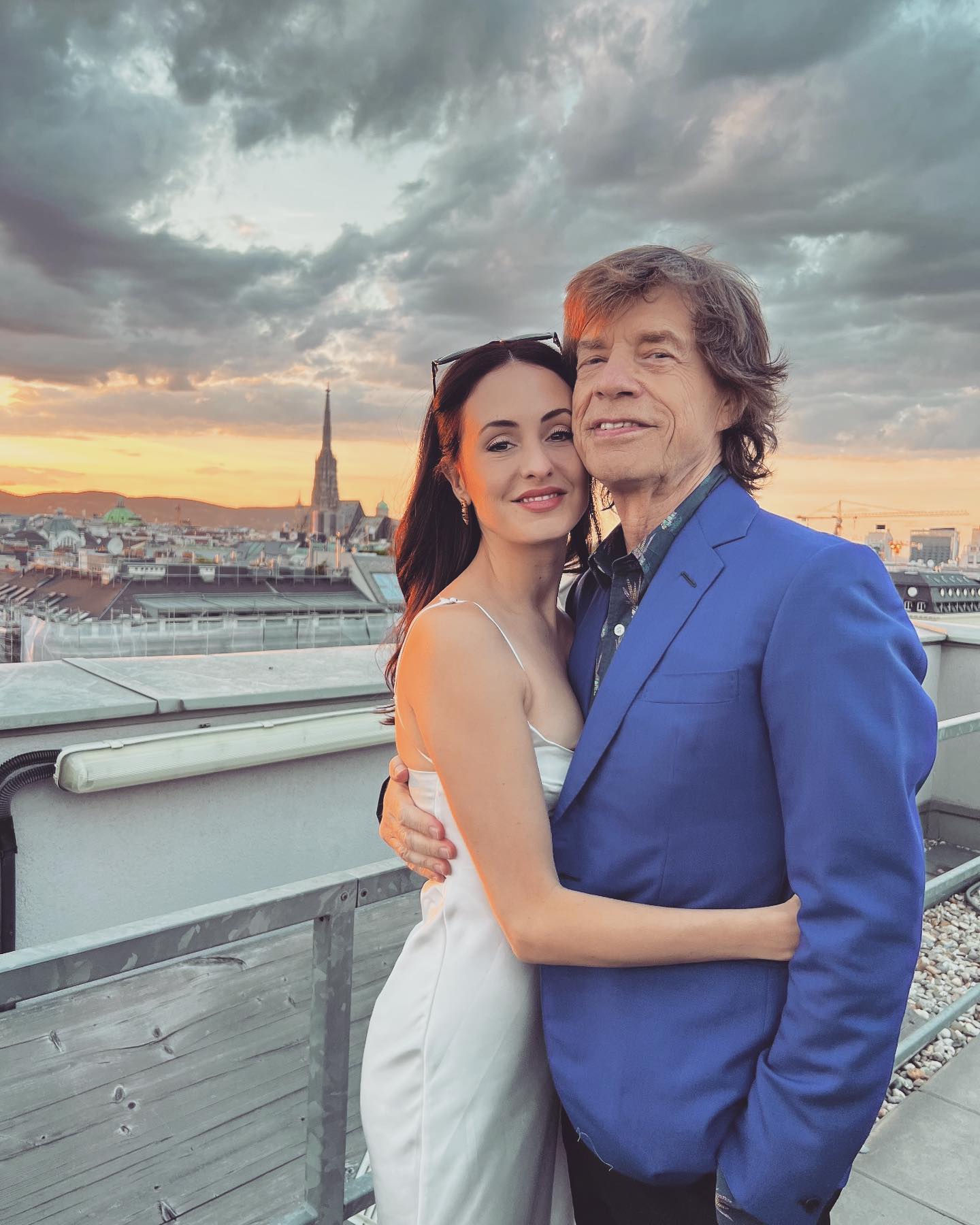 Mick Jagger and Melanie Hamrick.