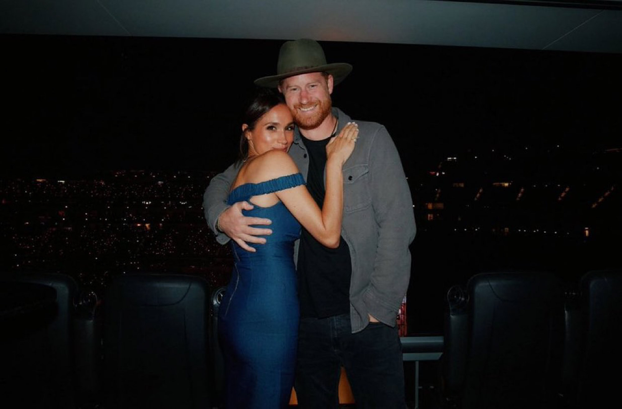 Meghan Markle and Prince Harry at Beyoncé's concert.