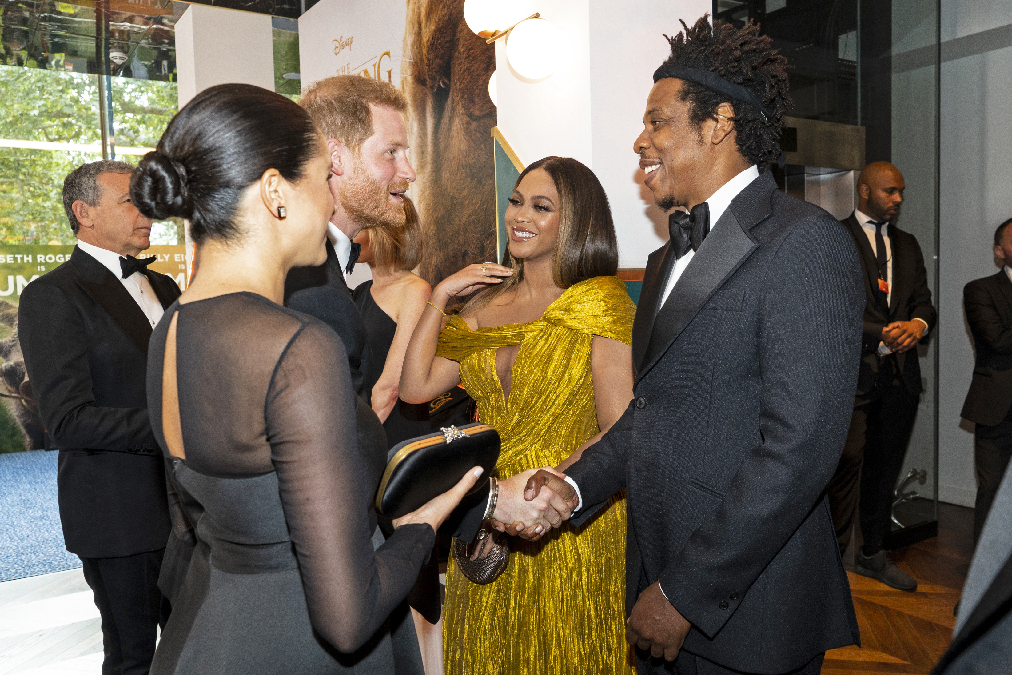 Prince Harry, Meghan Markle, Beyoncé and Jay-Z.