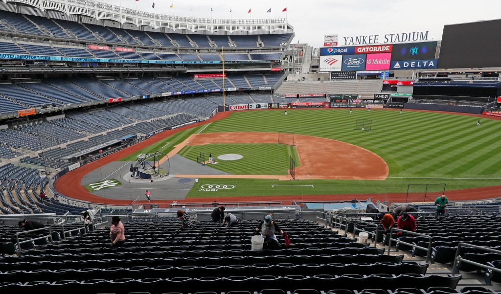 yankee stadium field