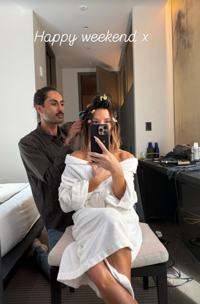 Victoria Beckham brushes off family feud rumors during glam session