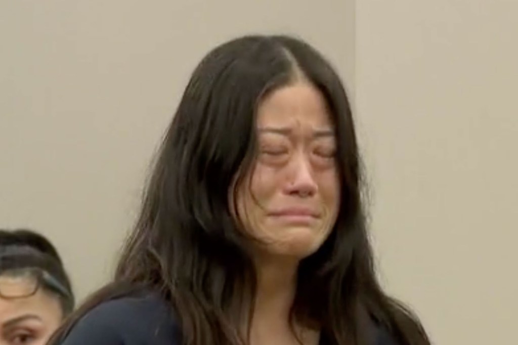 A photo shows Jacqueline Ma sobbing in court Friday.