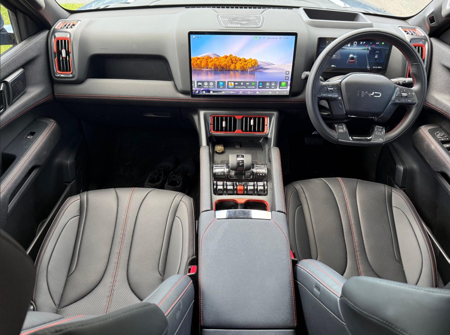 BYD Shark interior