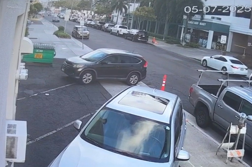 The teen driver was learning to parallel park on Halekauwila Street just after 6 p.m. on May 7, 2025.