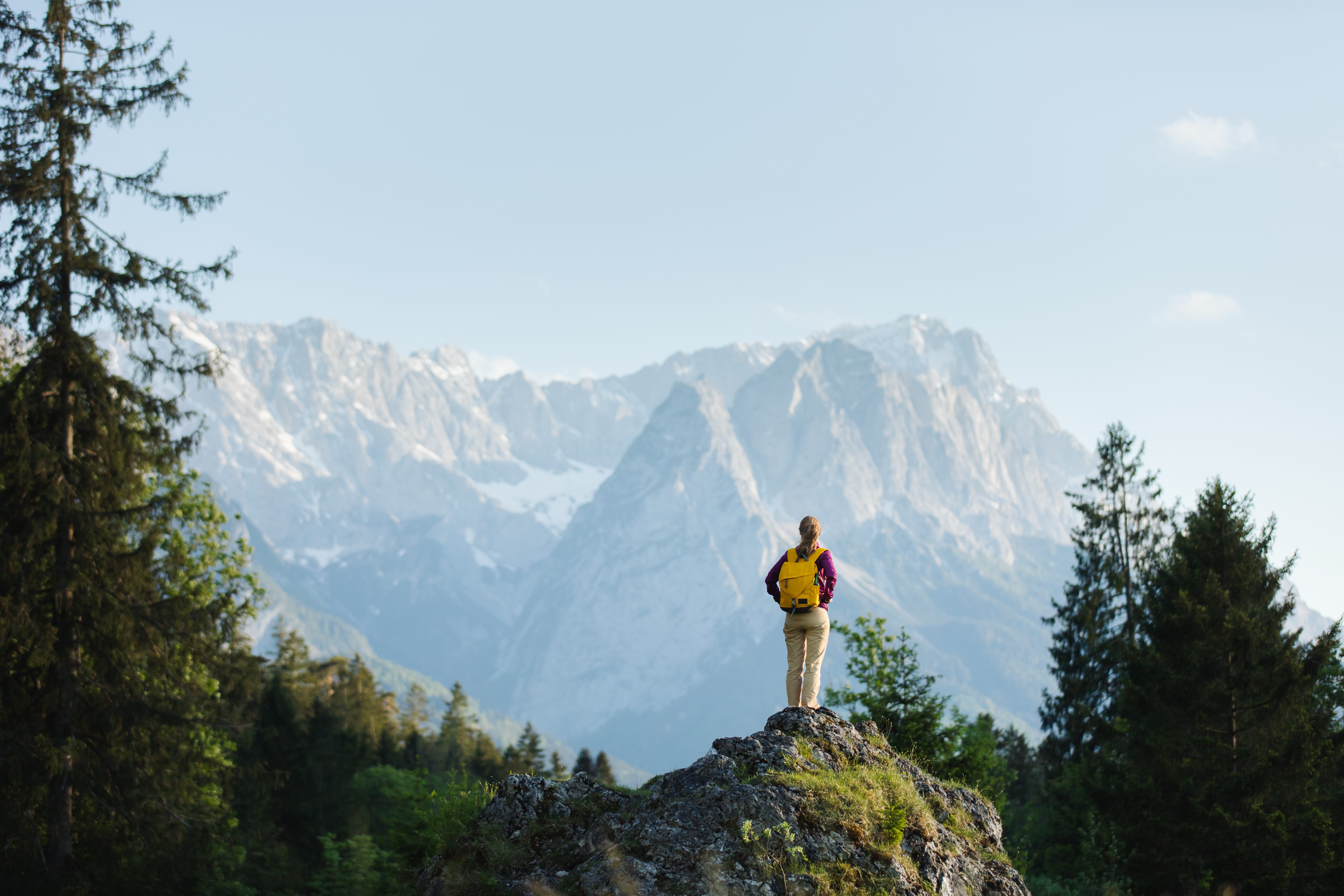 Hiker în mountains