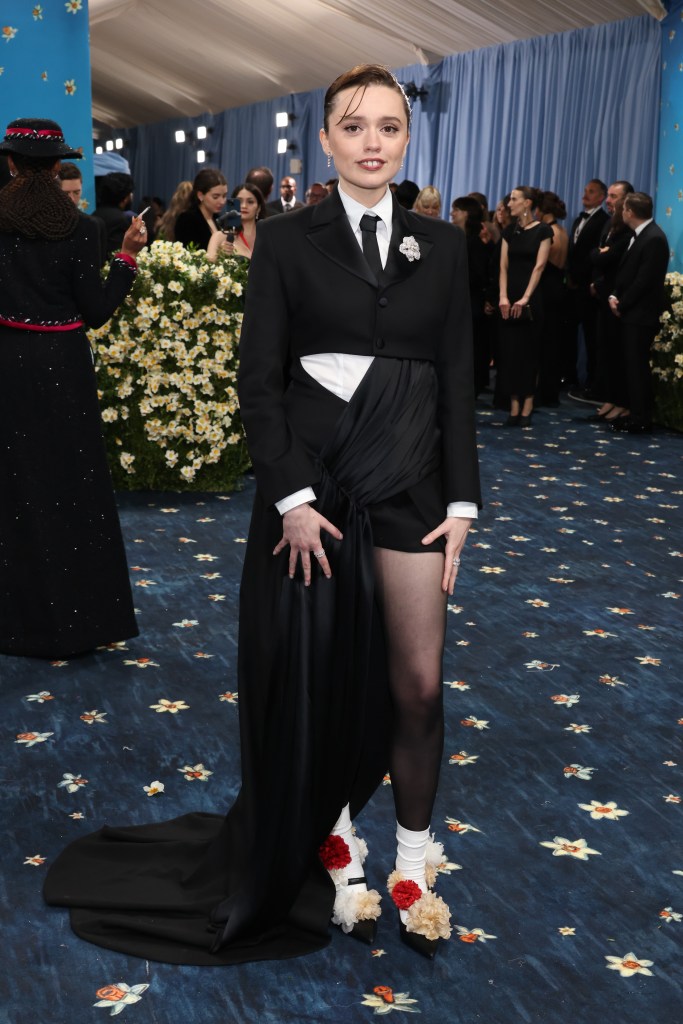 Aimee Lou Wood at the 2025 Met Gala. 