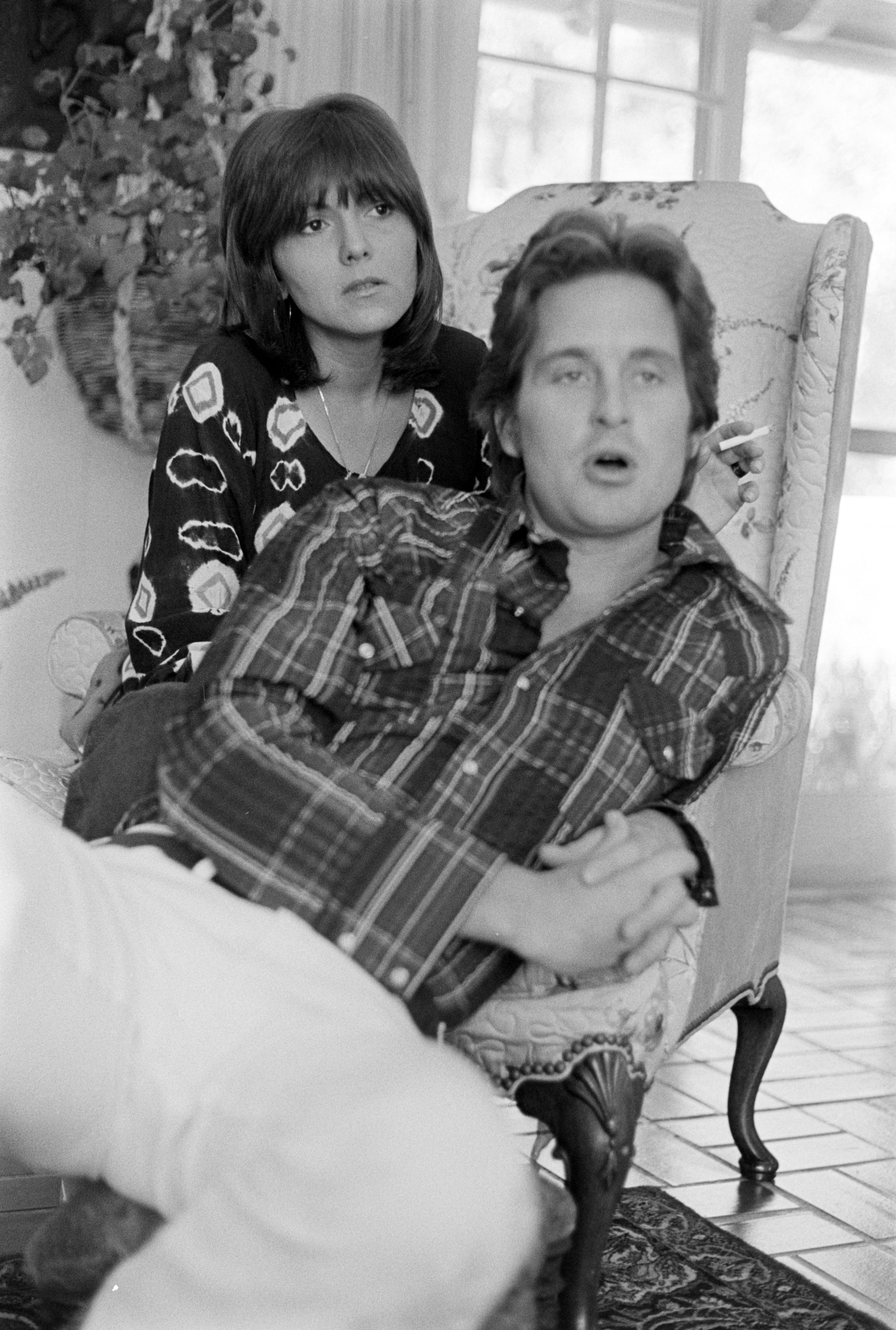Michael Douglas and Brenda Vaccaro.