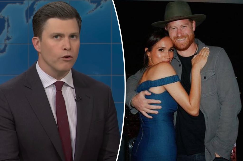 Prince Harry, Meghan Markle brutally roasted on ‘SNL’ as Colin Jost says UK wants the US to ‘keep’ the royals