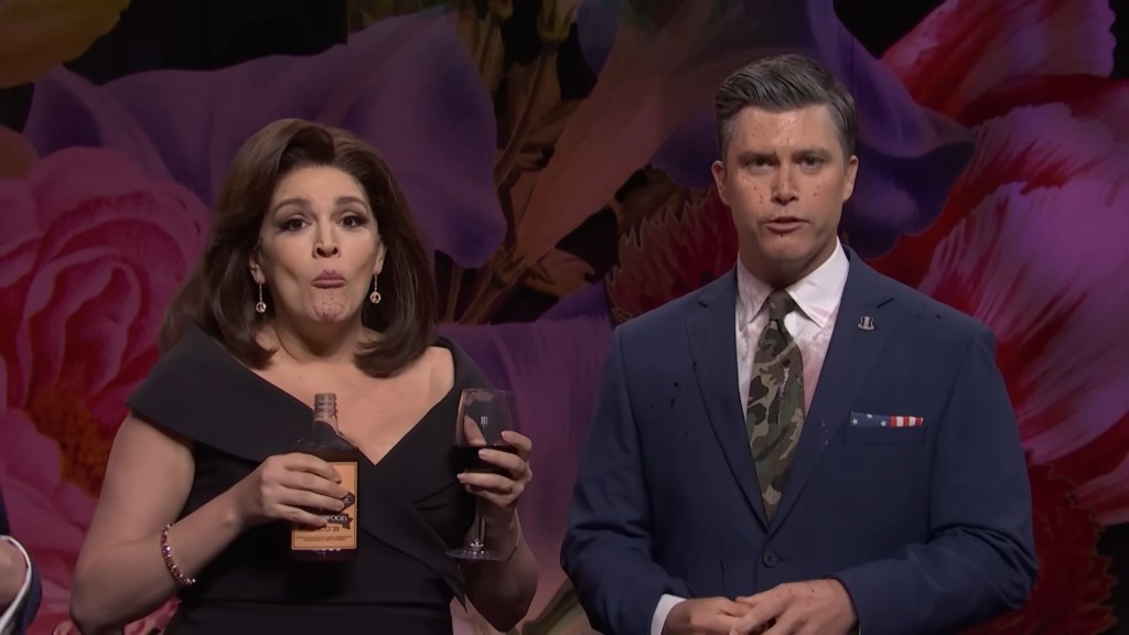 Cecily Strong and Colin Jost on NBC's 