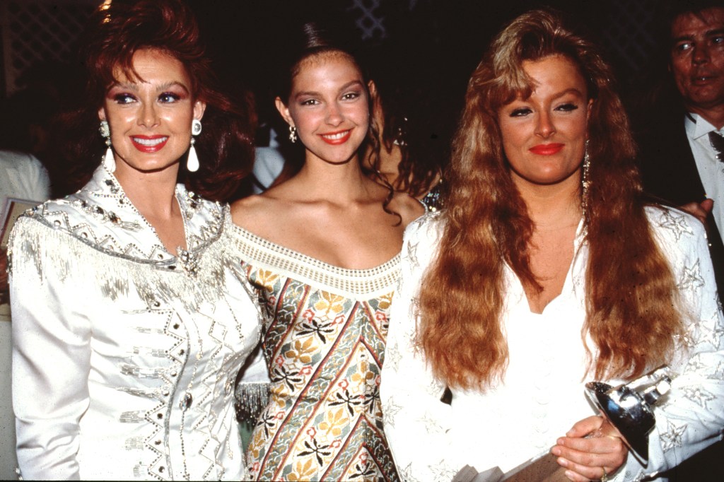 Naomi, Ashley and Wynonna Judd attend the ACM Awards, Los Angeles, Circa 1990s. 
