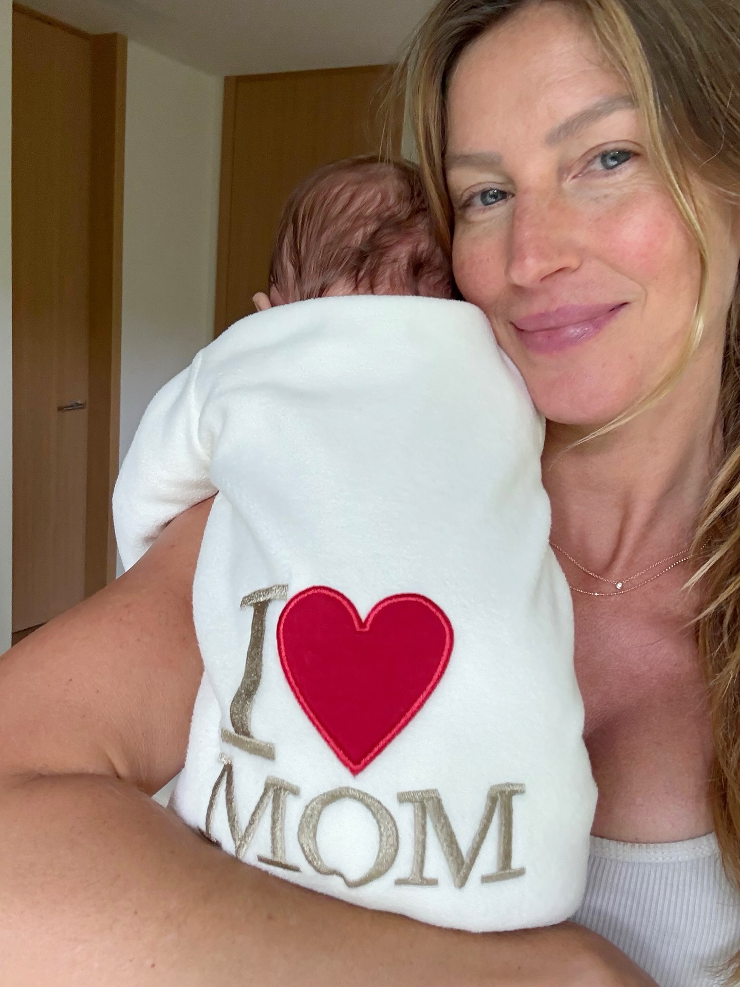 Gisele Bündchen and her newborn